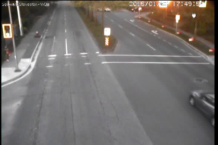 Live Camera Image: Seaward Gate at Steveston Highway Westbound