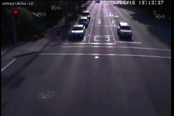 Live Camera Image: Stolberg Street at Cambie Road Eastbound