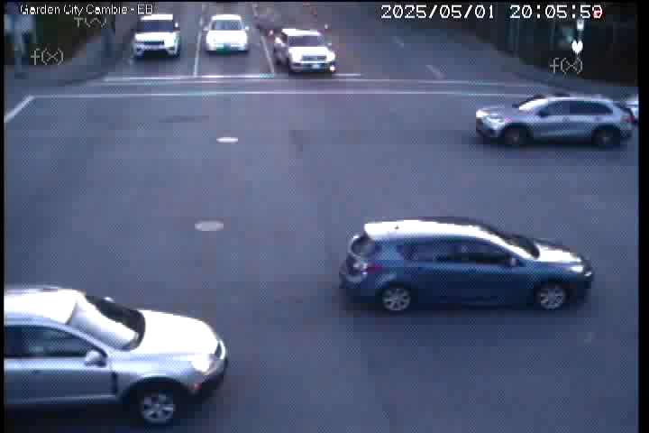 Live Camera Image: Garden City Road at Cambie Road Eastbound