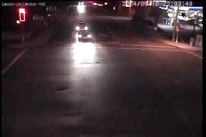 Live Camera Image: Garden City Road at Cambie Road Westbound
