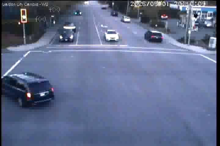 Live Camera Image: Garden City Road at Cambie Road Westbound