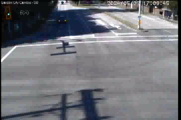 Live Camera Image: Garden City Road at Cambie Road Southbound