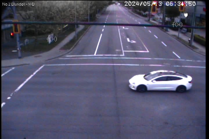 Live Camera Image: No. 2 Road at Blundell Road Westbound