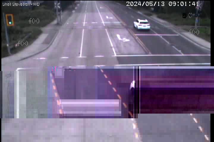 Live Camera Image: Shell Road at Steveston Highway Westbound