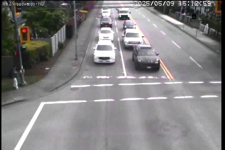 Live Camera Image: No. 2 Road  at Woodwards Road Northbound