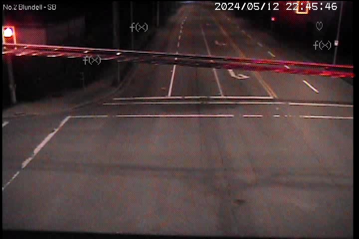 Live Camera Image: No. 2 Road at Blundell Road Southbound