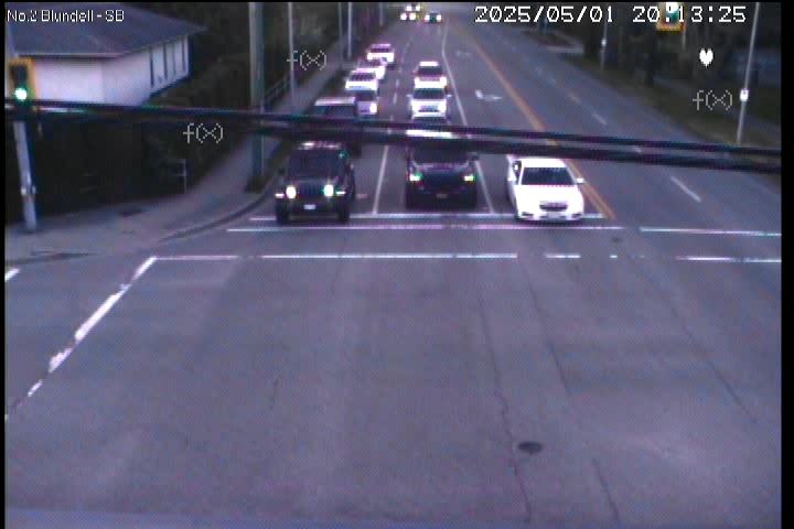 Live Camera Image: No. 2 Road at Blundell Road Southbound