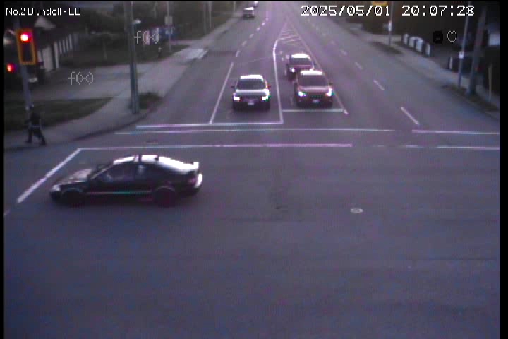 Live Camera Image: No. 2 Road at Blundell Road Eastbound