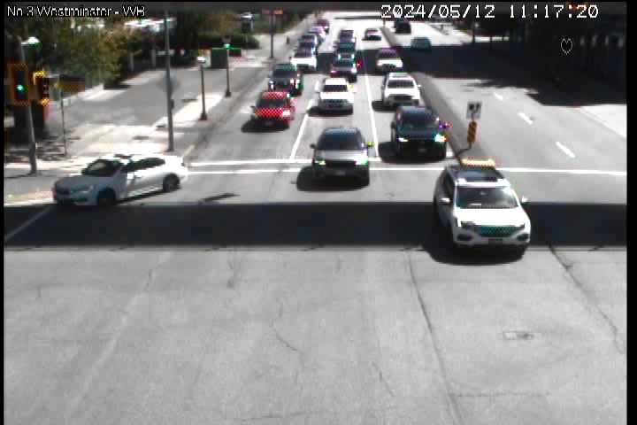 Live Camera Image: No. 3 Road at Westminster Highway Westbound