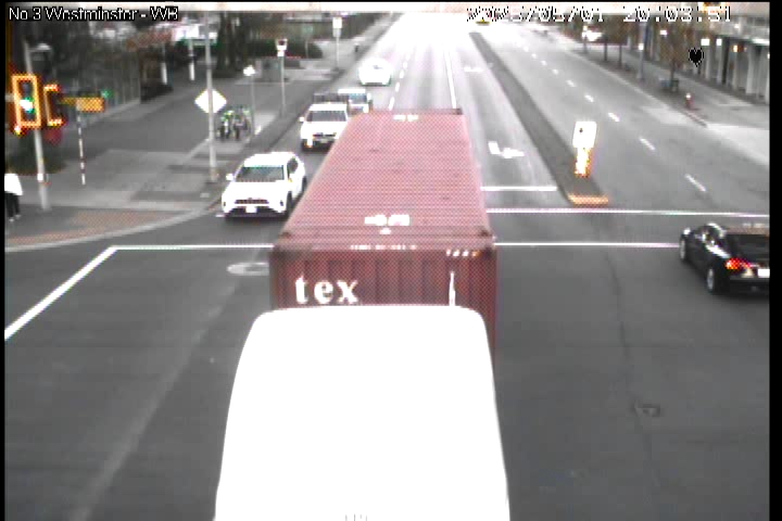 Live Camera Image: No. 3 Road at Westminster Highway Westbound