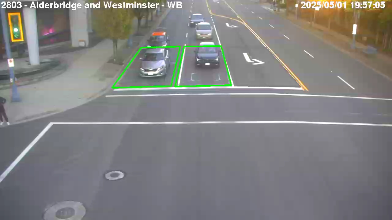 Live Camera Image: Alderbridge Way at Westminster Highway Westbound