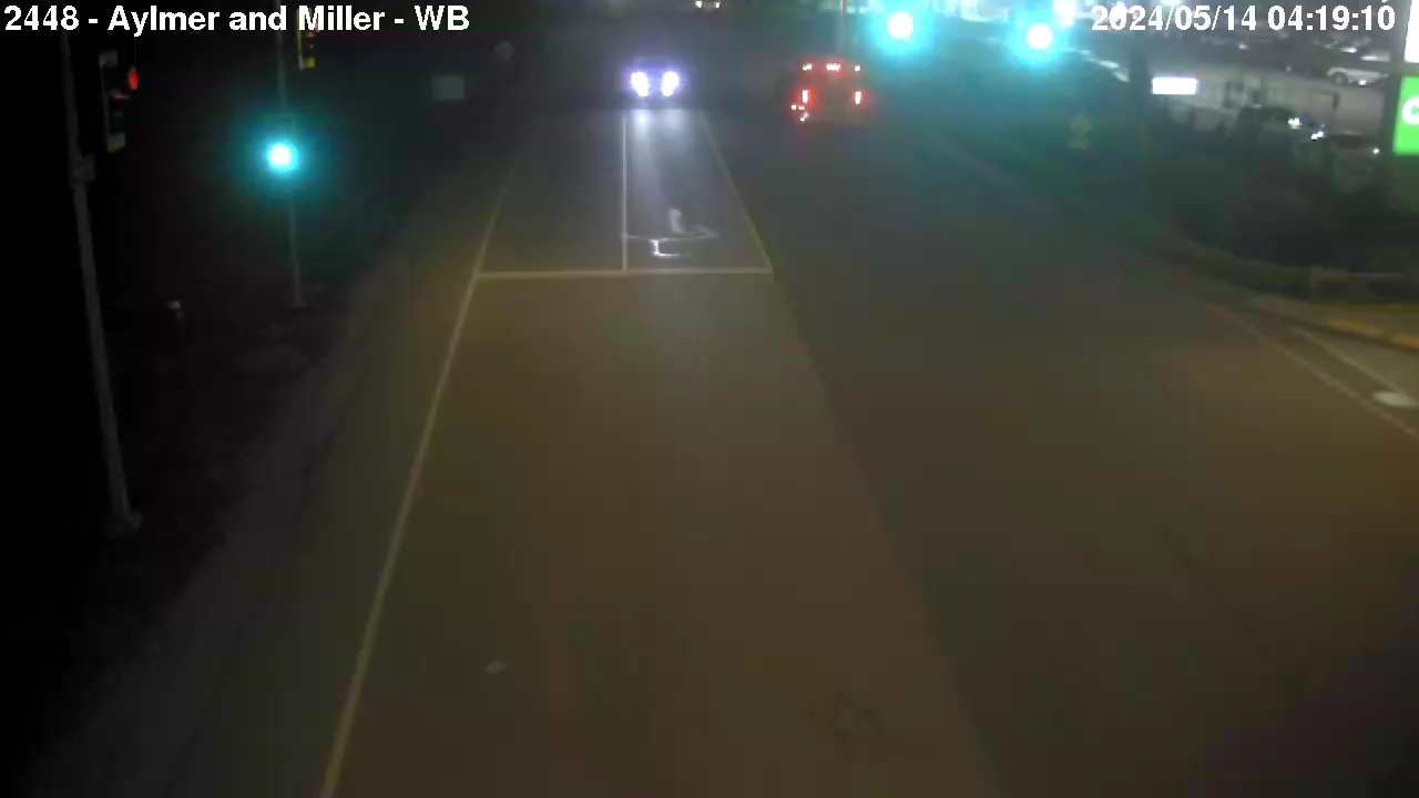 Live Camera Image: Aylmer Road at Miller Road Westbound