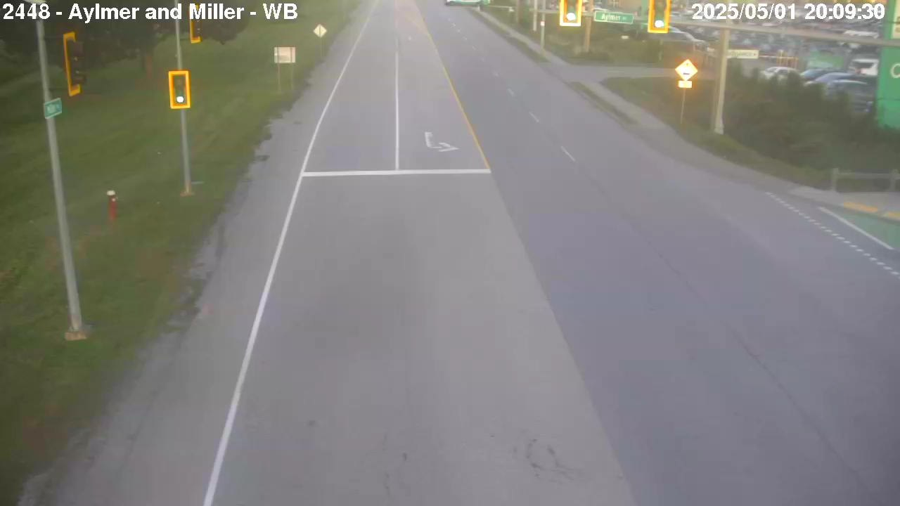 Live Camera Image: Aylmer Road at Miller Road Westbound