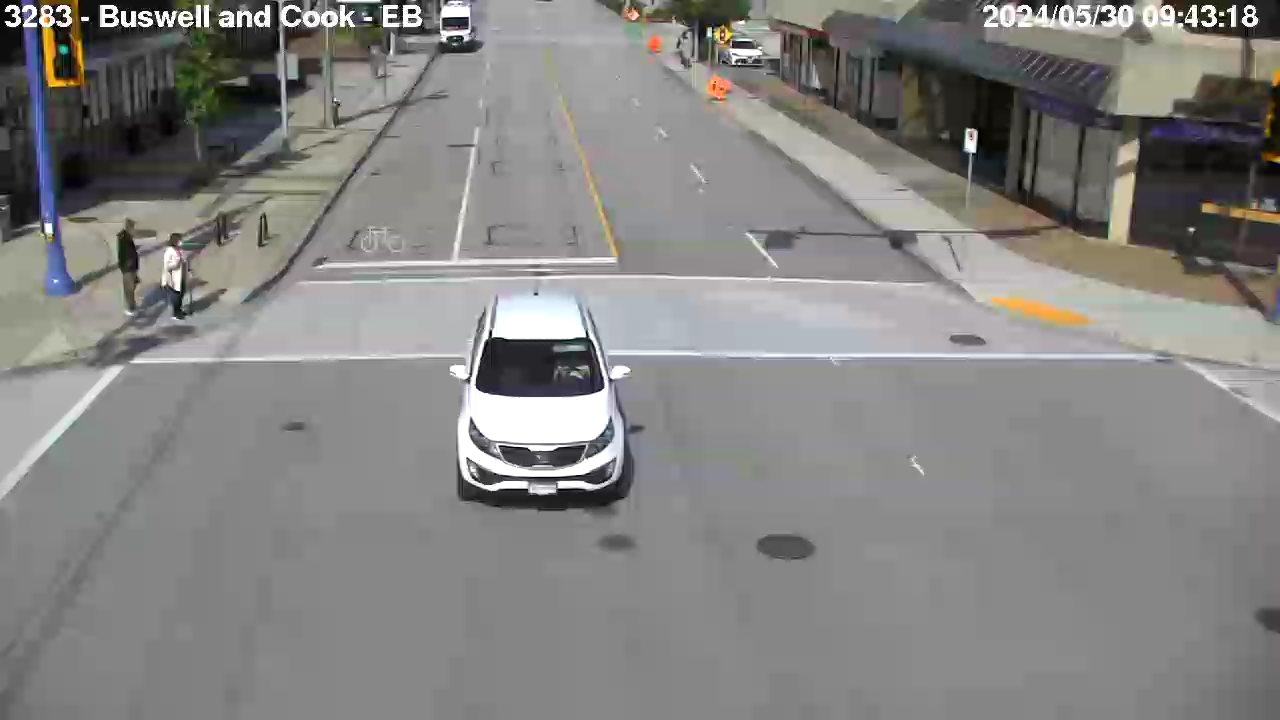 Live Camera Image: Buswell Street at Cook Road Eastbound