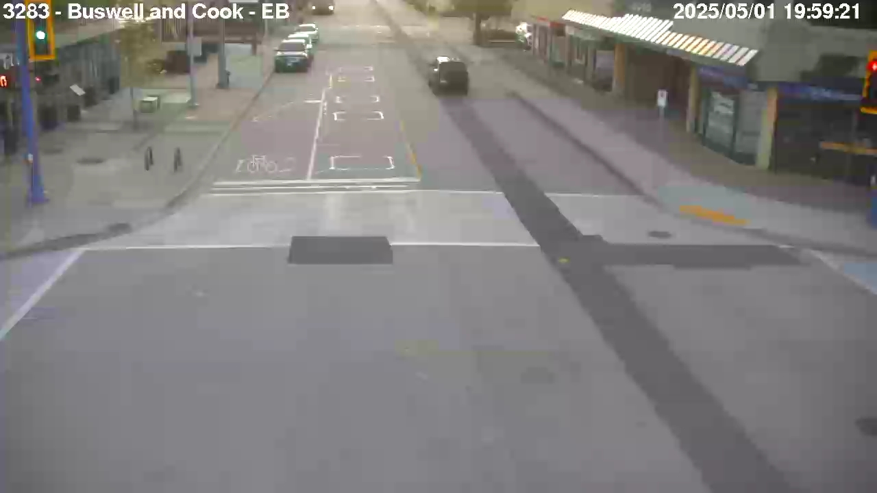 Live Camera Image: Buswell Street at Cook Road Eastbound