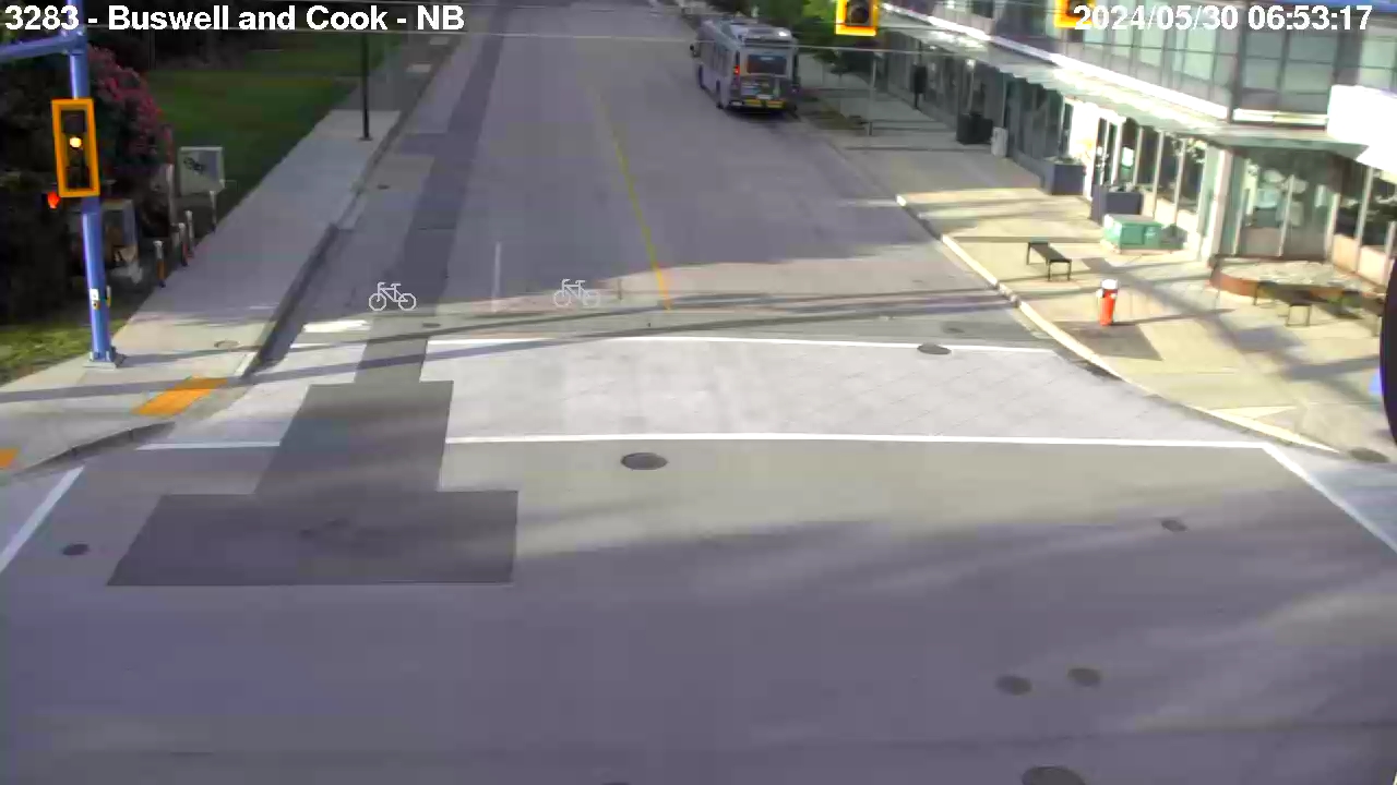 Live Camera Image: Buswell Street at Cook Road Northbound