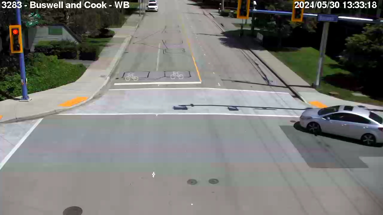 Live Camera Image: Buswell Street at Cook Road Westbound