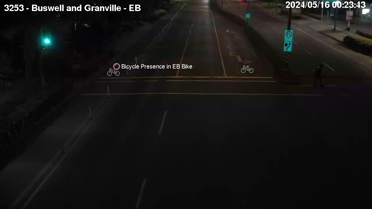 Live Camera Image: Buswell Street at Granville Avenue Eastbound