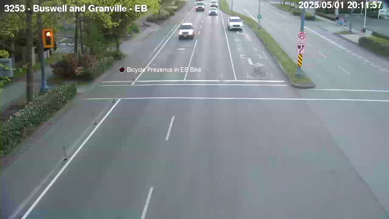 Live Camera Image: Buswell Street at Granville Avenue Eastbound