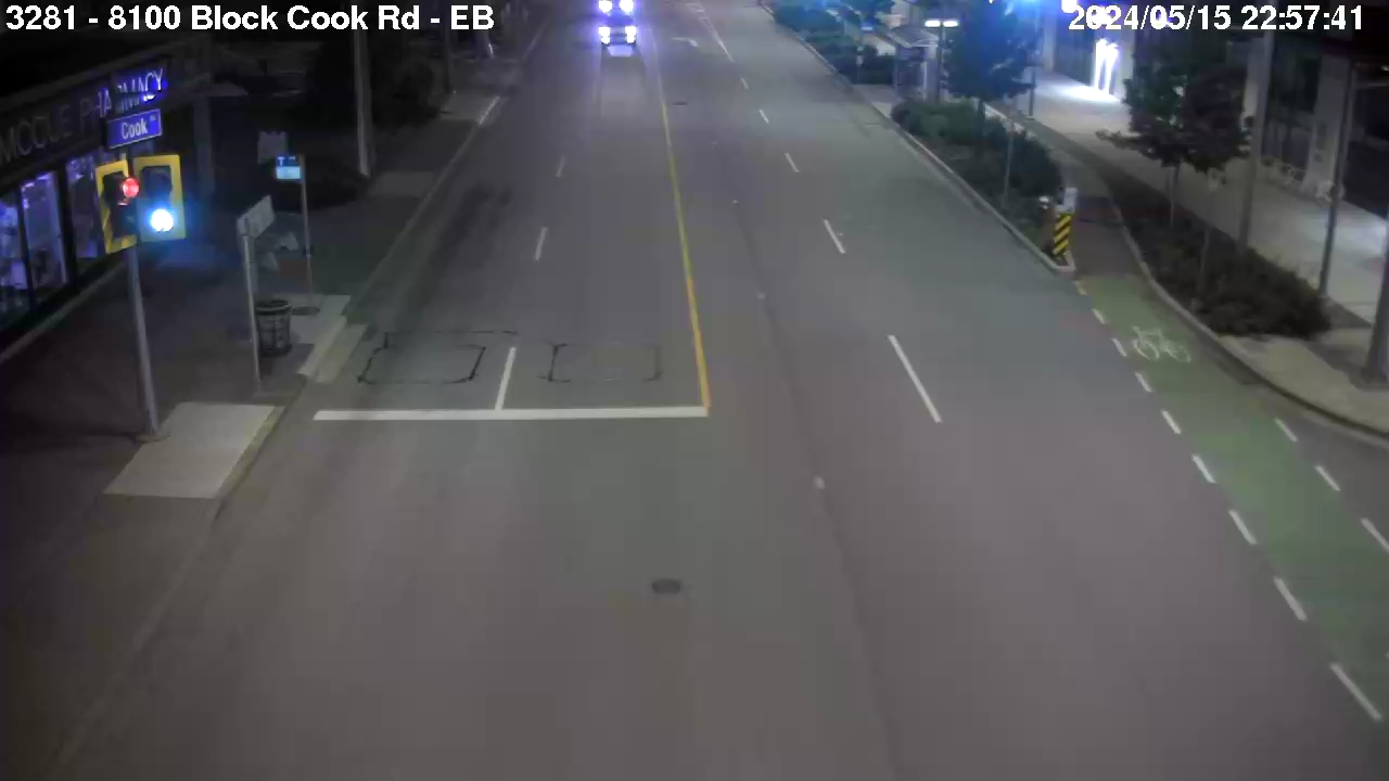 Live Camera Image: 8100 block at Cook Road Eastbound