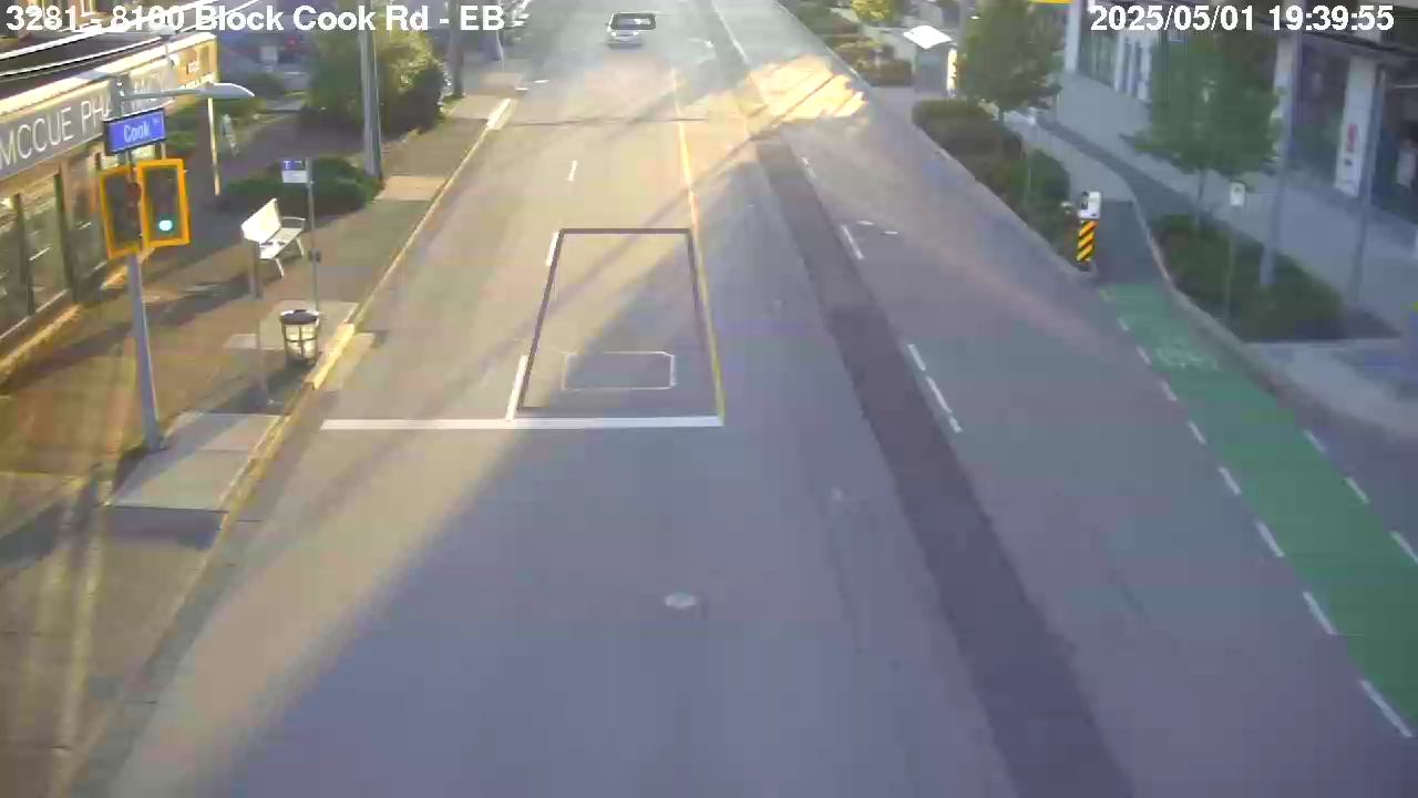 Live Camera Image: 8100 block at Cook Road Eastbound