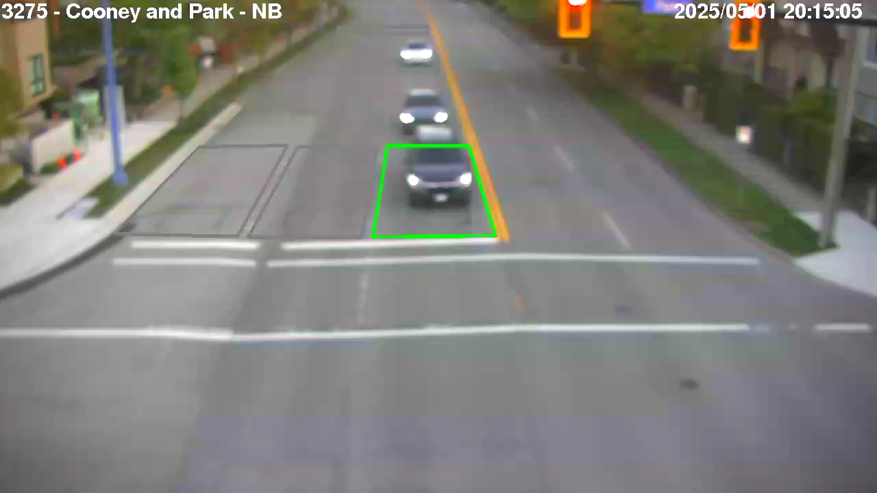 Live Camera Image: Cooney Road at Park Road Northbound