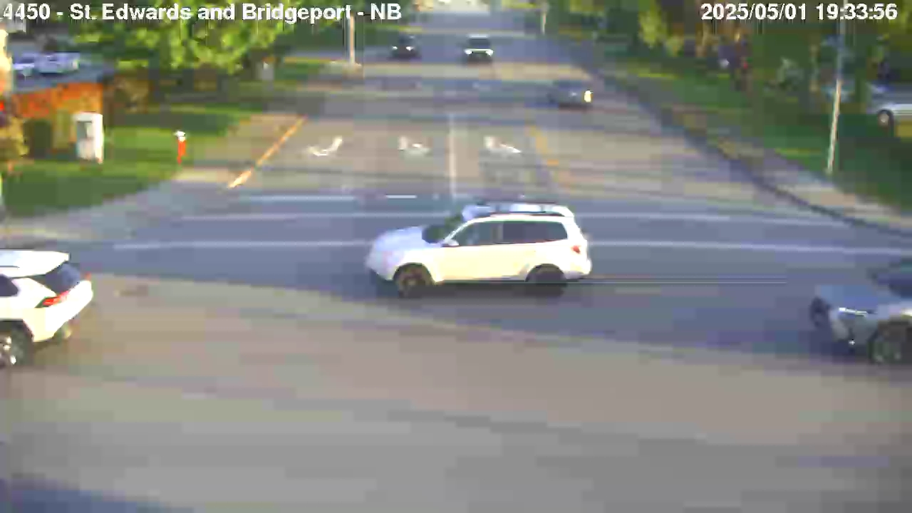 Live Camera Image: St. Edwards Drive at Bridgeport Road Northbound