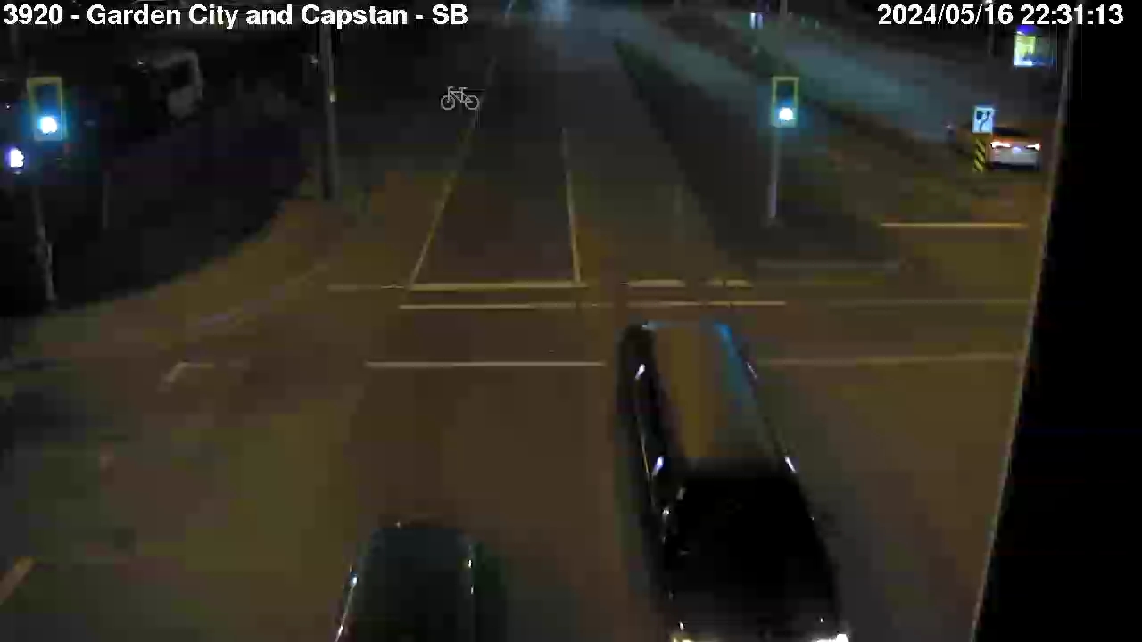 Live Camera Image: Garden City Road at Capstan Way Southbound