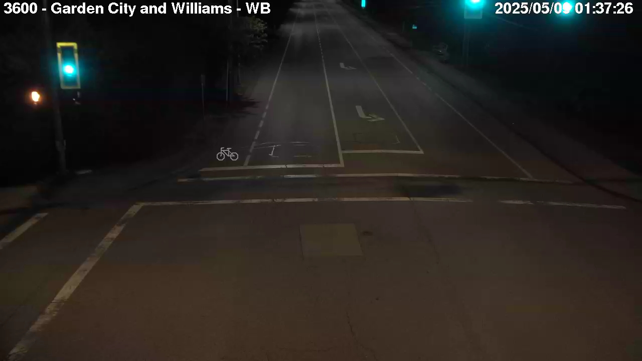 Live Camera Image: Garden City Road at Williams Road