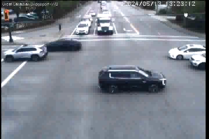 Live Camera Image: Great Canadian Way at Bridgeport Road Westbound