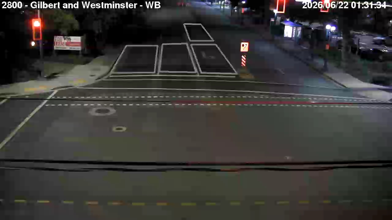 Live Camera Image: Gilbert Road at Westminster Highway Westbound