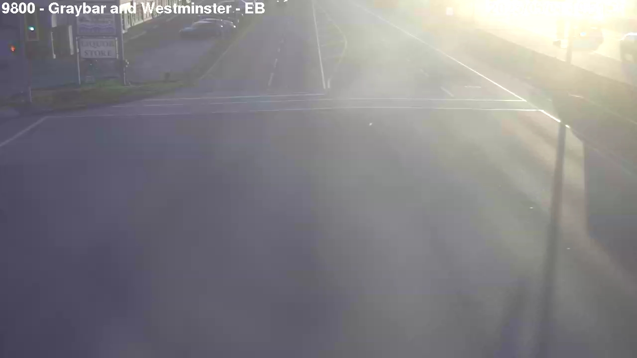 Live Camera Image: Graybar Road at Westminster Highway Eastbound