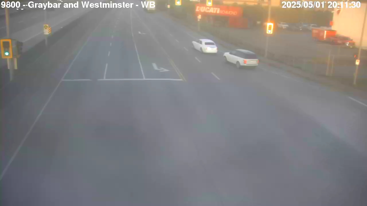 Live Camera Image: Graybar Road at Westminster Highway Westbound