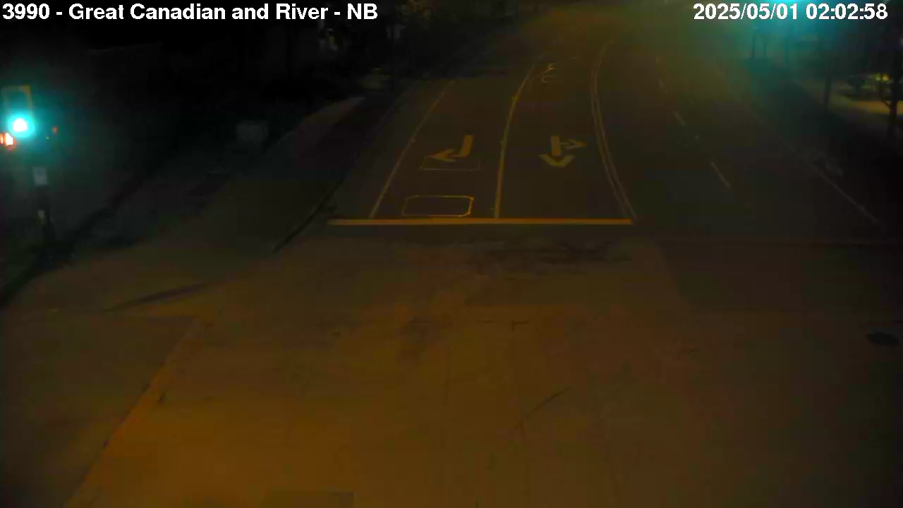 Live Camera Image: Great Canadian Way at River Road Northbound