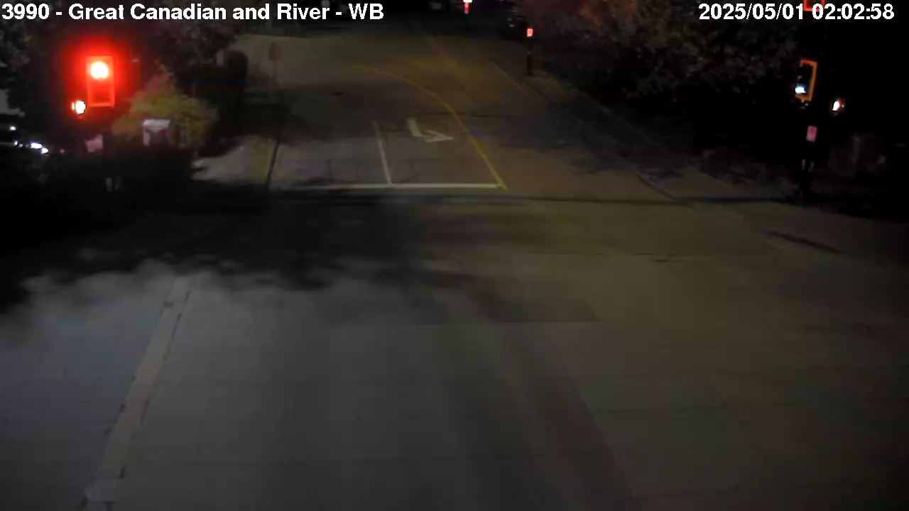 Live Camera Image: Great Canadian Way at River Road Westbound