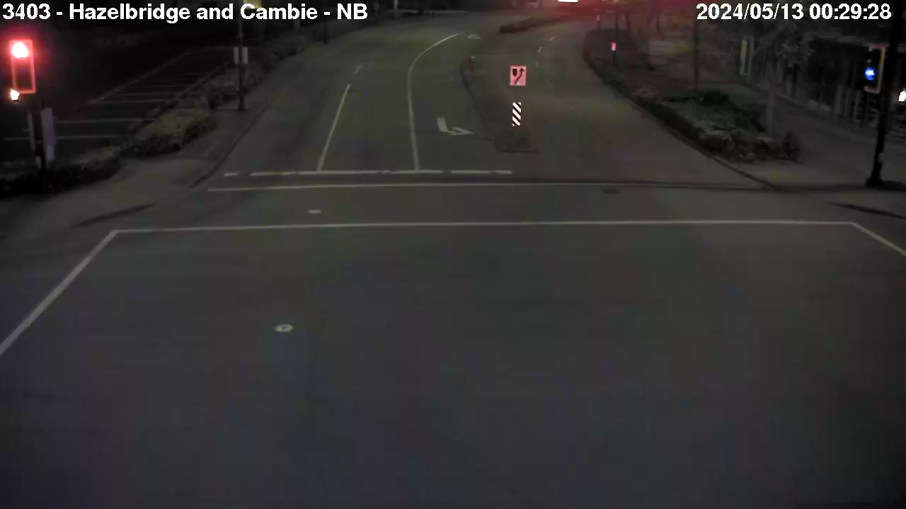 Live Camera Image: Hazelbridge Way at Cambie Road