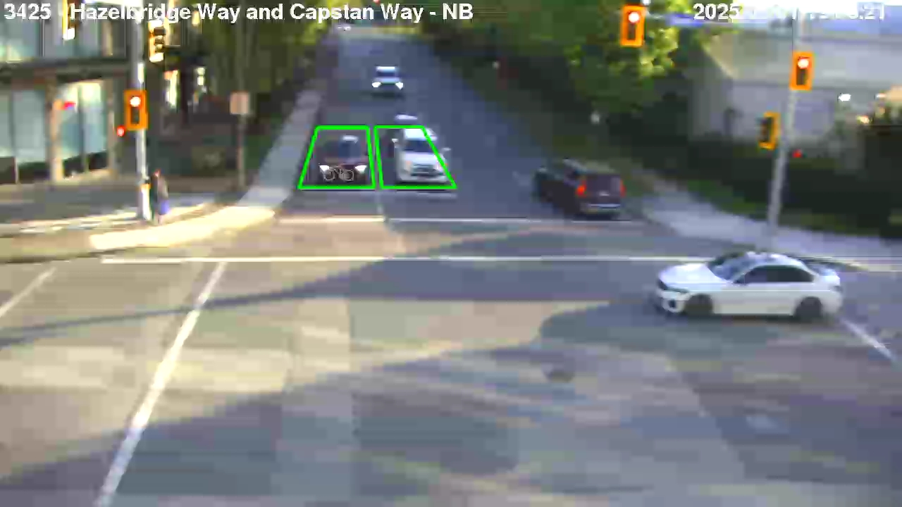 Live Camera Image: Hazelbridge Way at Capstan Way Northbound