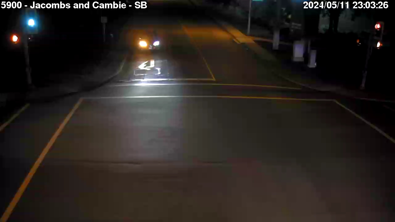 Live Camera Image: Jacombs Road at Cambie Road Southbound