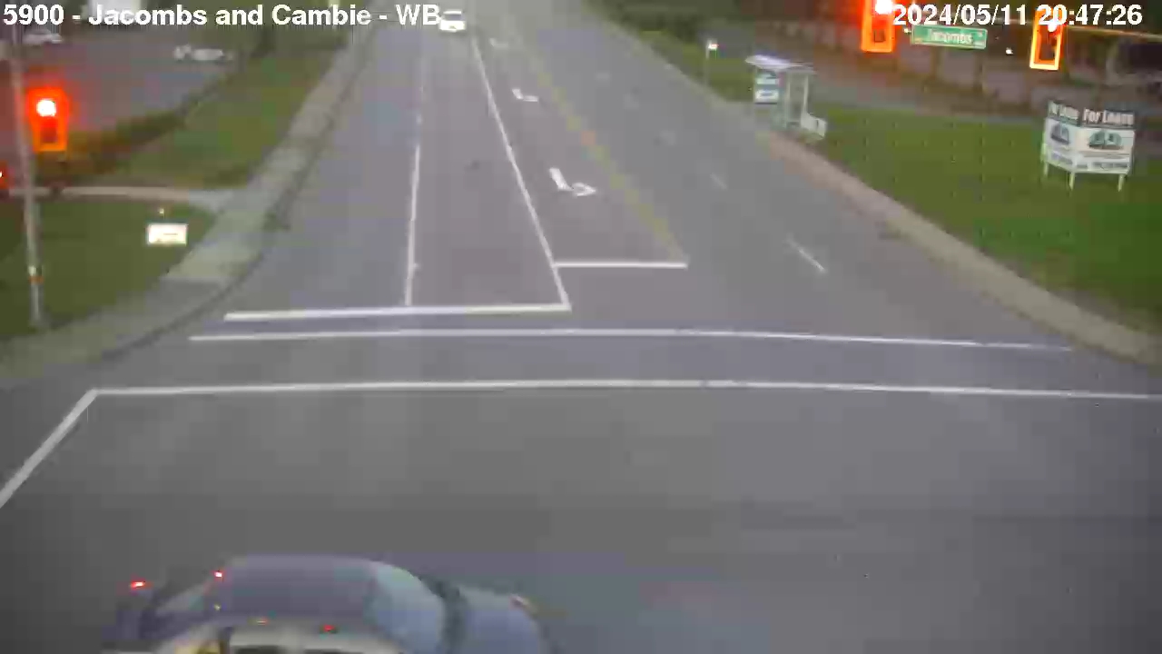 Live Camera Image: Jacombs Road at Cambie Road Westbound