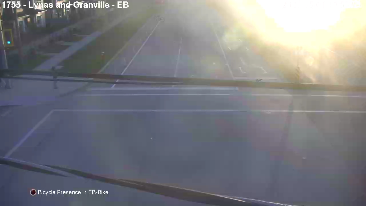 Live Camera Image: Lynas Lane at Granville Avenue Eastbound