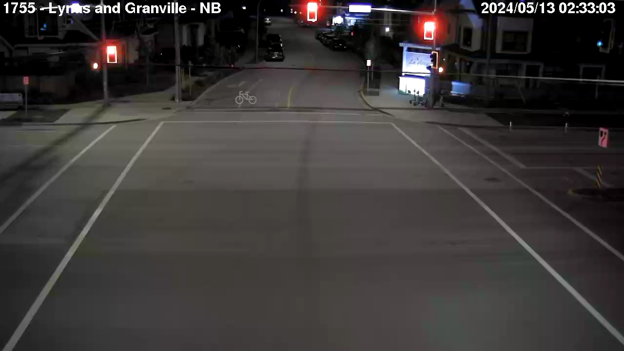 Live Camera Image: Lynas Lane at Granville Avenue Northbound