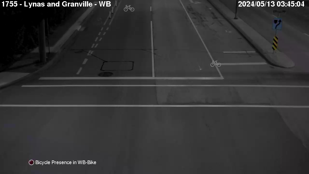 Live Camera Image: Lynas Lane at Granville Avenue Westbound
