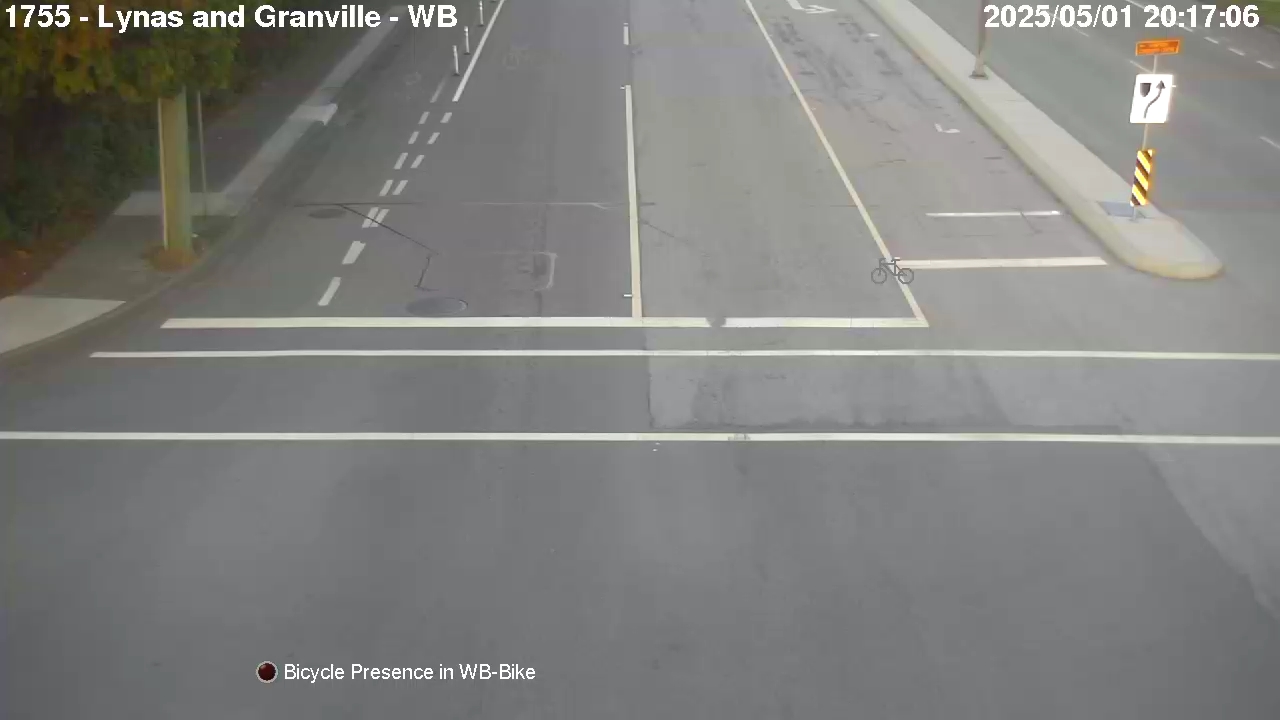 Live Camera Image: Lynas Lane at Granville Avenue Westbound