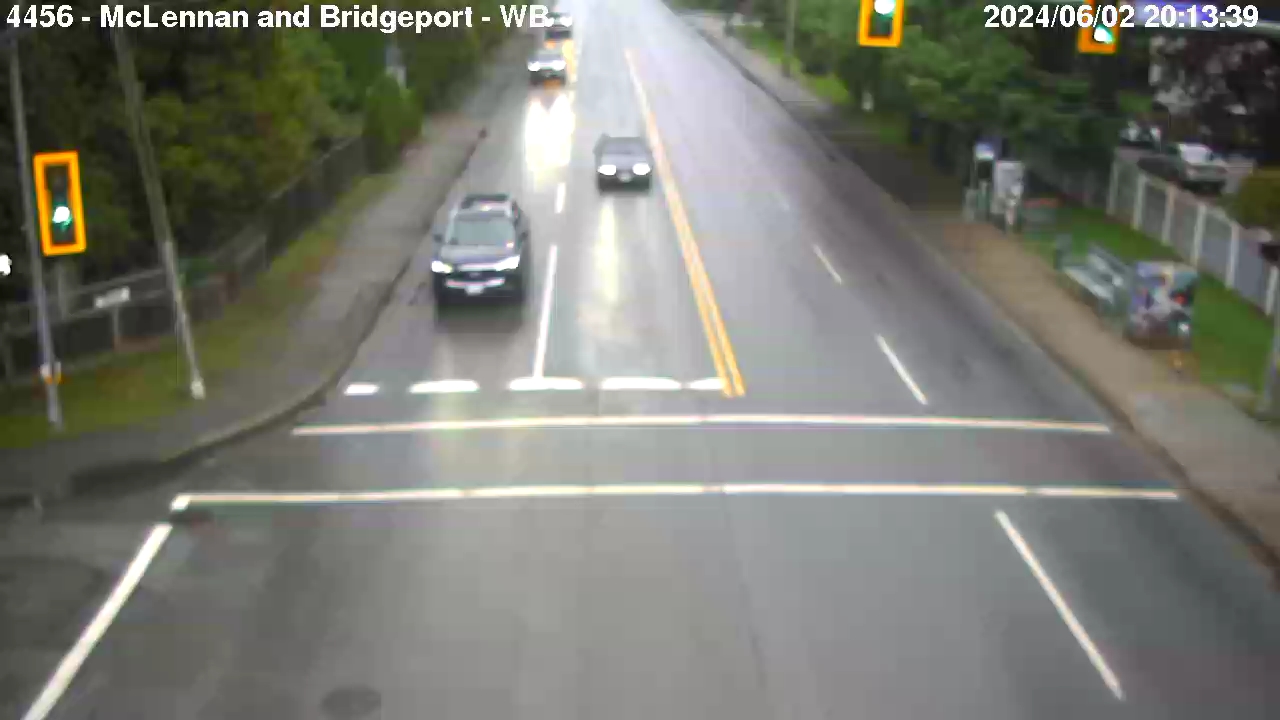 Live Camera Image: McLennan Avenue at Bridgeport Road Westbound