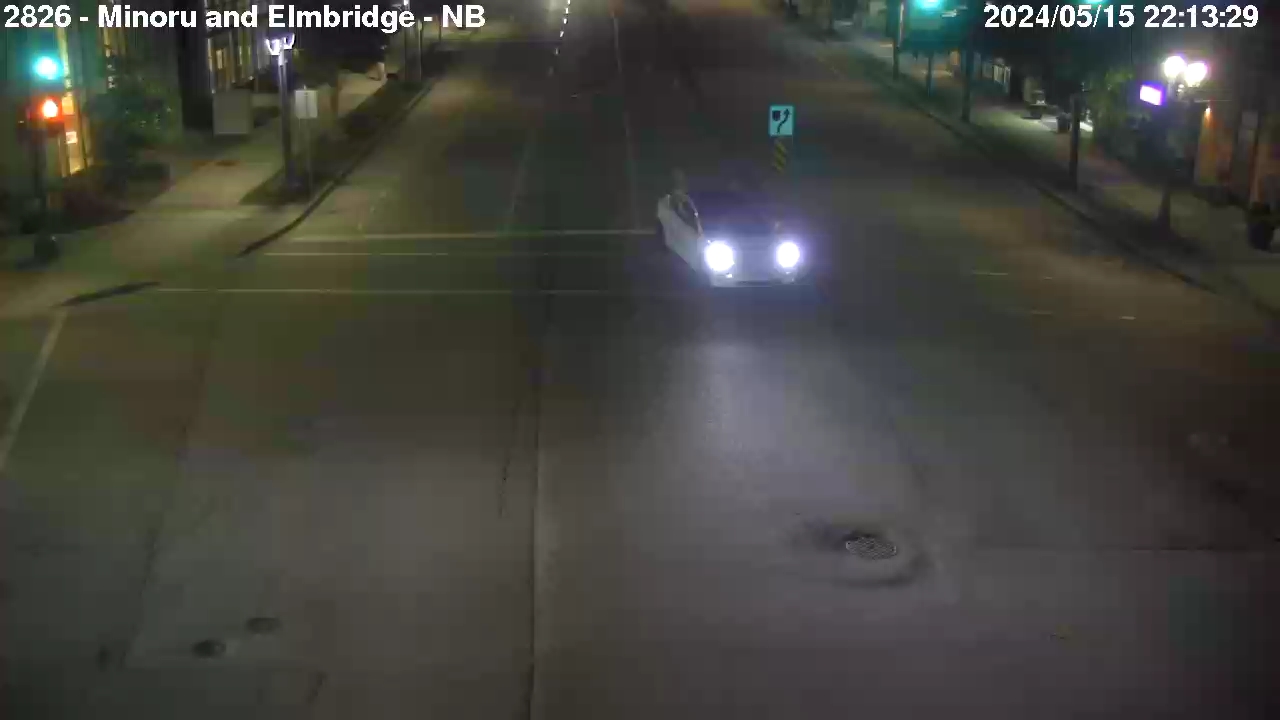 Live Camera Image: Minoru Boulevard at Elmbridge Way / Ackroyd Road Northbound