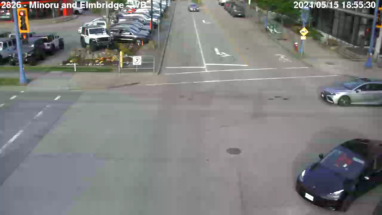 Live Camera Image: Minoru Boulevard at Elmbridge Way / Ackroyd Road Westbound