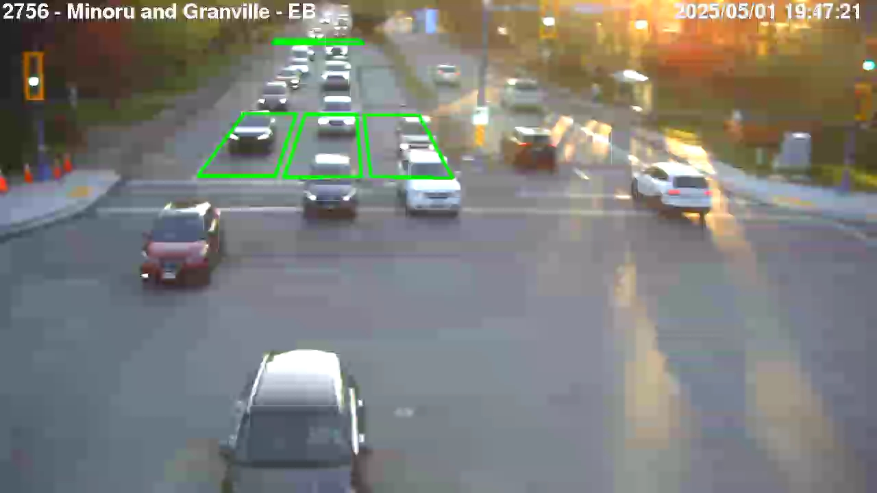 Live Camera Image: Minoru Boulevard at Granville Avenue Eastbound
