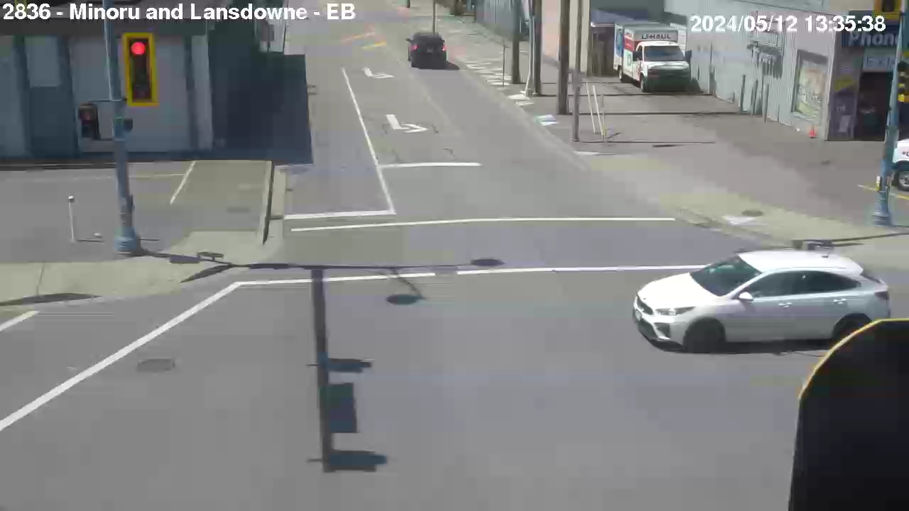 Live Camera Image: Minoru Boulevard at Lansdowne Road Eastbound