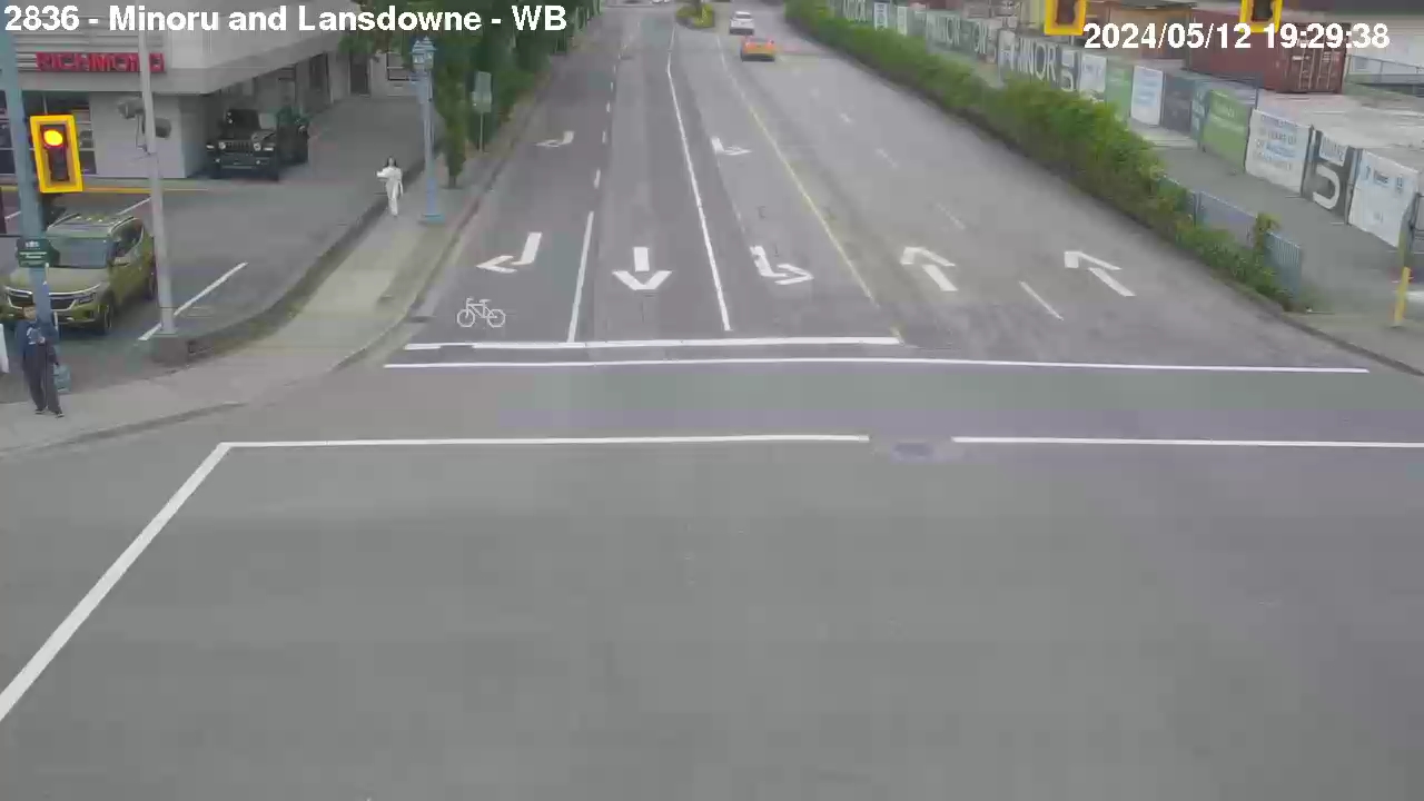 Live Camera Image: Minoru Boulevard at Lansdowne Road Westbound