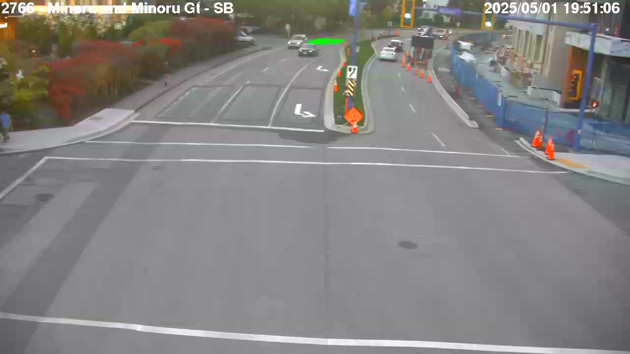 Live Camera Image: Minoru Boulevard at Library Arts Southbound